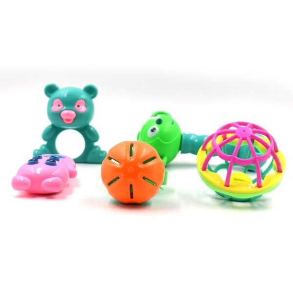 AT38 5Pc Rattles Baby Toy game for kids and babies for playing and enjoying purposes