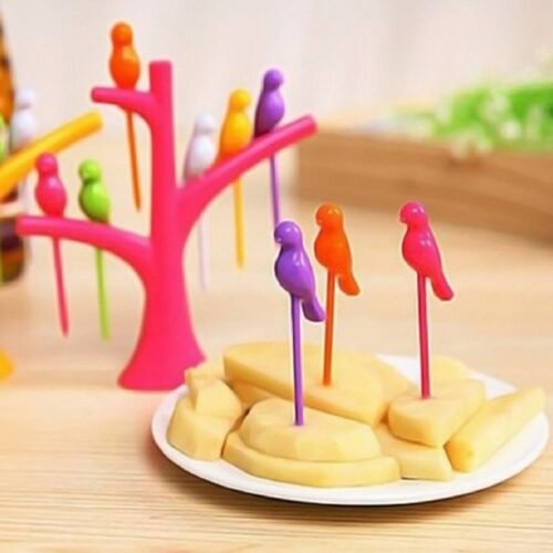 Bird Fork | Kids fruit fork | Table Decor