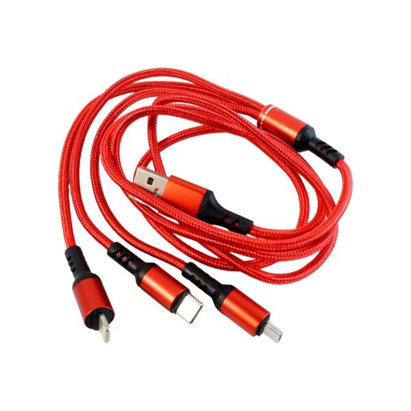 3 in 1 High-Quality Multi-Charging Cable