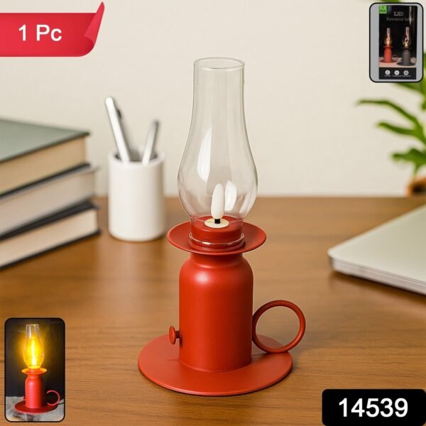 3002add6-240b-44d0-821e-3b179d5a852f.jpg Vintage Style Plastic Candle Light LED Lamp (1 Pc)