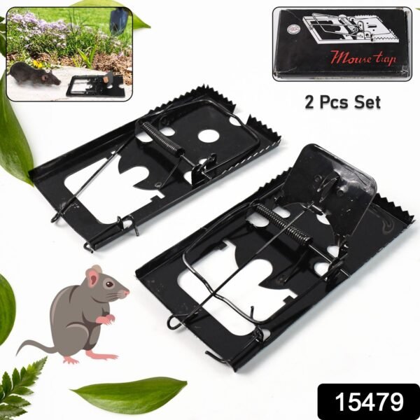 Mouse Trap Catcher Rodent Traps Mice Control Mice Snap Kill Trap (2 Pc)