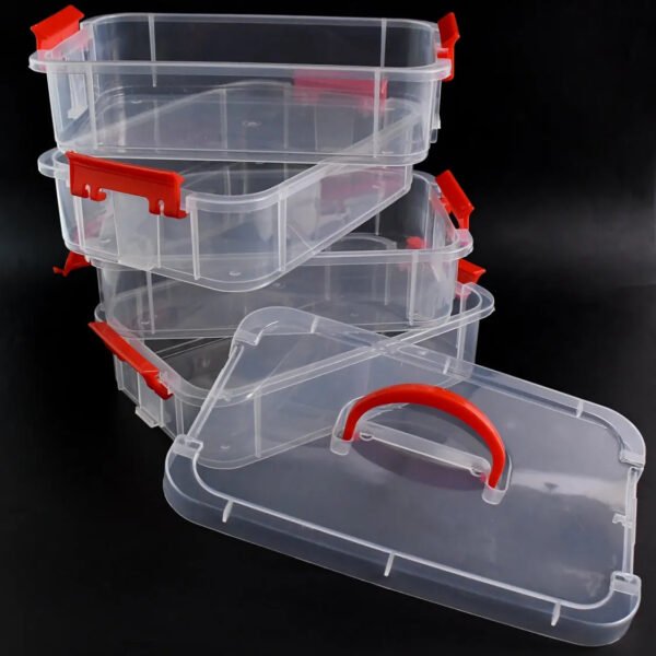 3030308.jpg 4-Layer Transparent Multipurpose Plastic Storage Box