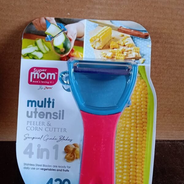 Supermom 4-in-1 Multi-Functional Vegetable & Fruit Peeler (1 Pc)