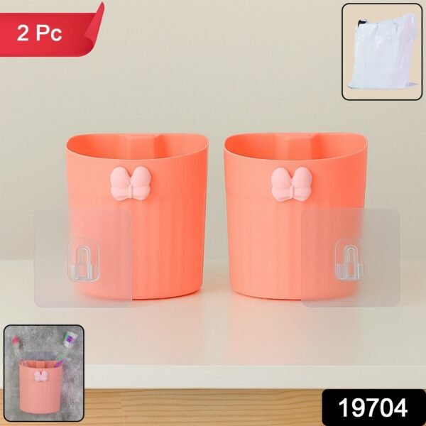 31219704-200Pc-butterfystand2pcs-Av-Sv.jpg Premium Wall-Mounted Toothbrush Holder with Butterfly Design (2 Pc)