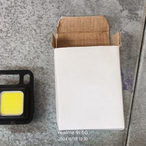 LED Battery Operated Keychain Flashlight with Folding Bracket (1 Pc)