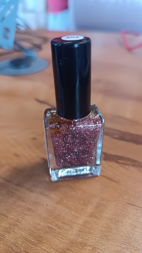 OG Beauty Metallic Rose Starlet Glitter Nail Paint (10 ML / 1 Pc)