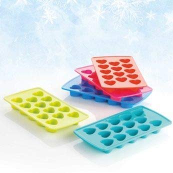 31HbO8M7d8L.jpg Heart Shape Ice Cube & Candy Tray – 14 Cavities (Multicolor)