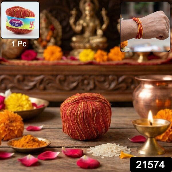 Pooja Kalawa Moli Sacred Cotton Thread (1 Pc)