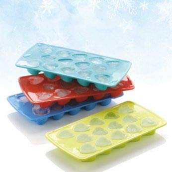 31n_hKnPDXL.jpg Heart Shape Ice Cube & Candy Tray – 14 Cavities (Multicolor)