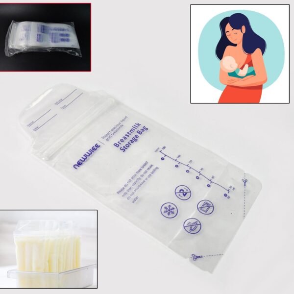 32323255.jpg Breastmilk Storage Bags, Double Zipper Seal (60 Pcs Set)