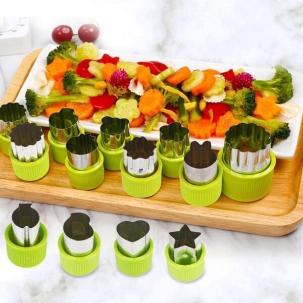 Stainless Steel Cookie Cutter Shapes Set, Baking Cooking Food Decoration (12 Pcs Set)