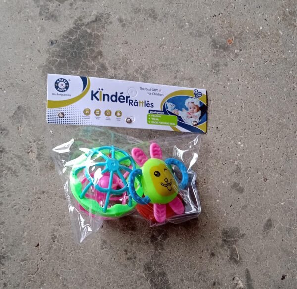 AT39 3Pc Rattles Baby Toy game for kids and babies for playing and enjoying purposes