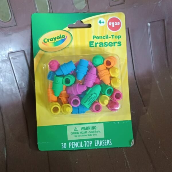 3274304b-4ec5-48f9-a706-da60d15ae85f.jpg Pencil Top Eraser Rubber Erasers (1 Pc / Mix Color)