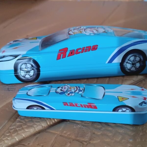 2 In1 Car Shape Metal Compass Box With Small Compass Box Inside