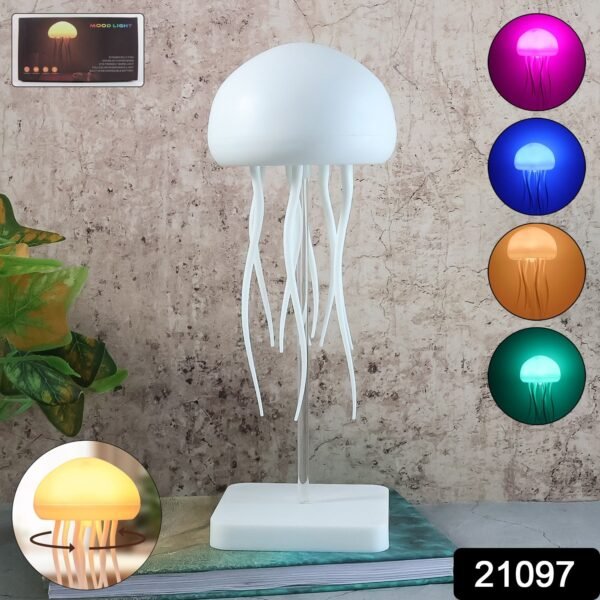 3369b79f-cc90-4946-b1ec-b0eb40ef10ca.jpg Jellyfish Shape LED Mood Light Lamp (1 Pc)