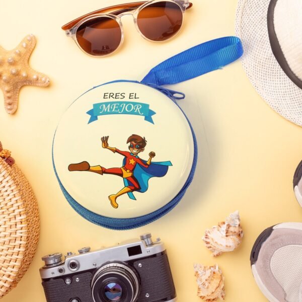 33_earphone.jpg Kids Cartoon Superhero Earphone With Case (1 Pc Set)