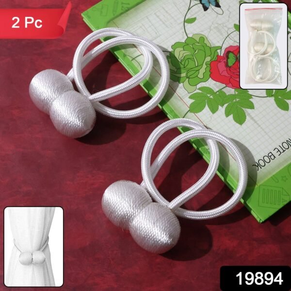 33d49671-21ba-4edf-ab27-dbfd9c204304.jpg Magnetic Curtain Tiebacks - (2 Pc / Set)