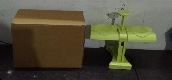 Double-Head Dumpling Maker Mold – Press Two Dumplings at Once (Brown Box)