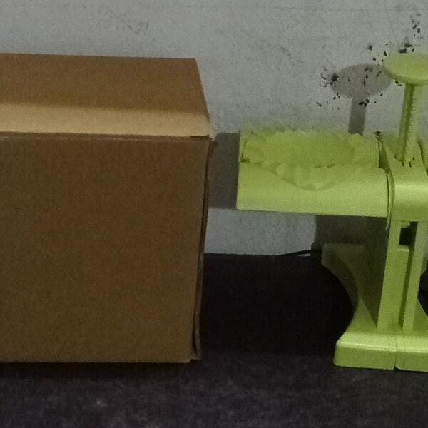 Double-Head Dumpling Maker Mold – Press Two Dumplings at Once (Brown Box)