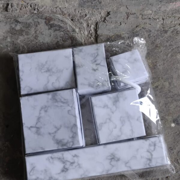 345e10c2-4cac-47e6-aee9-9a725557d8e5.jpg Cardboard Jewelry Boxes Gift Case Small Paper Jewelry Gift (7 Pcs Set / Mix Size)