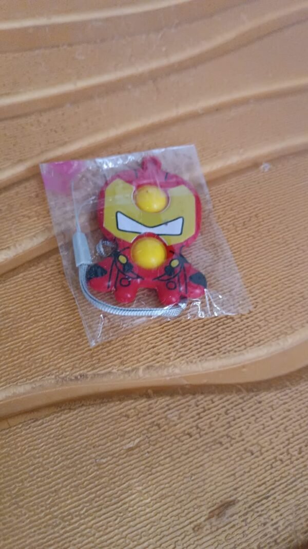 34911387-7f7a-45cc-a10a-f2cb26cdae95.jpg Creative Cartoon Style Mini Push Pop Bubble Keychain (1 Pc)