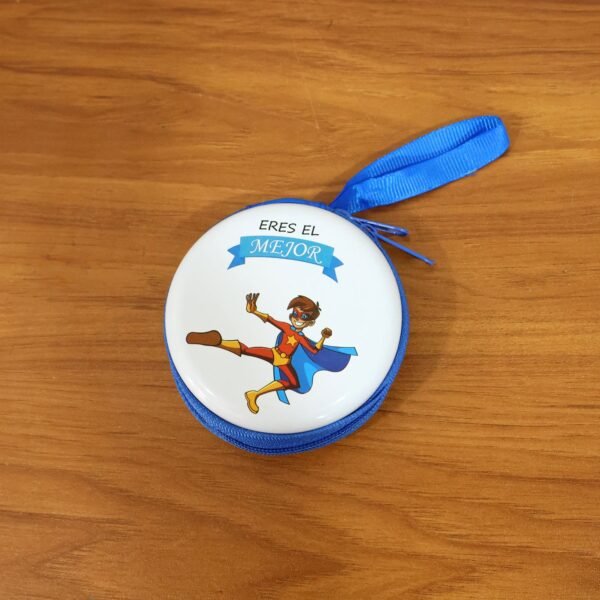 34_earphone.jpg Kids Cartoon Superhero Earphone With Case (1 Pc Set)