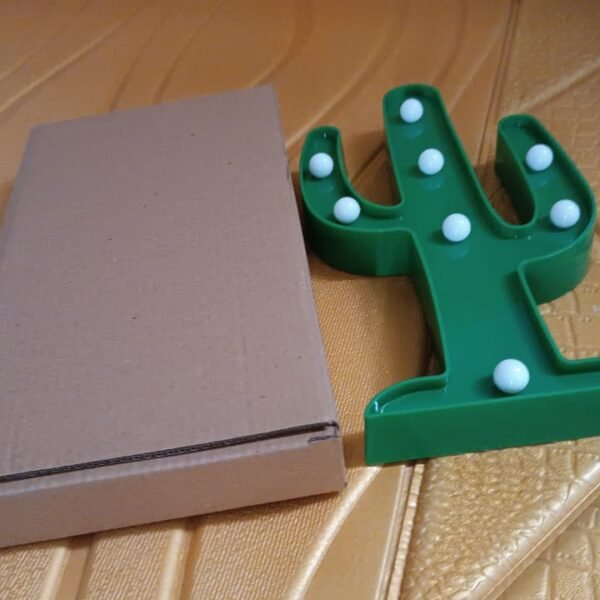 34e27d39-ba9e-4208-ba81-7c1d64ae67ab.jpg LED Cactus Light, LED Desk Lamp, LED Table Lamp (1 Pc / Battery not Included)