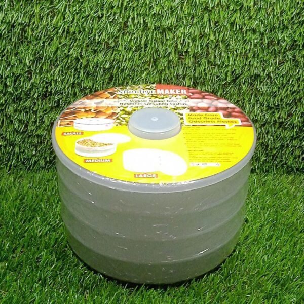 Plastic 4 Compartment Sprout Maker, White