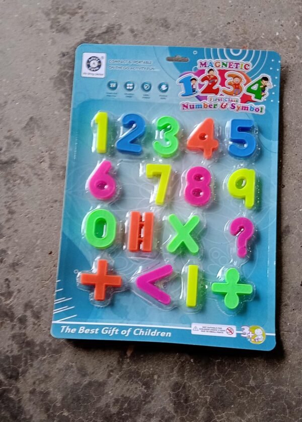 AT42 Magnetic Number Symbol Baby Toy & Math Game for Kids