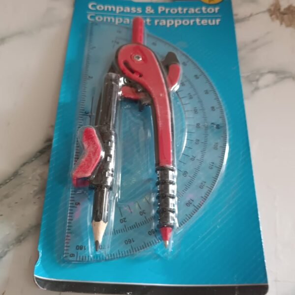 36594da1-7f9e-440e-9496-142a87f86464.jpg 2 Pc Geometry Set – Built-in Pencil Grip & Transparent Plastic Protractor