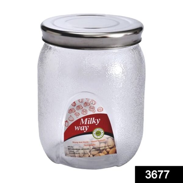 Plastic Mason Jar with Airtight lids (2000 ml)