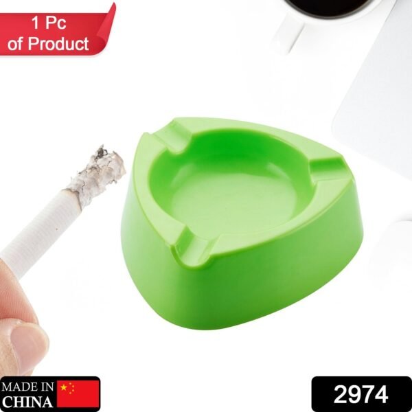 Melamine Cigarette Ashtray for Indoor & Outdoor Tabletop Decoration
