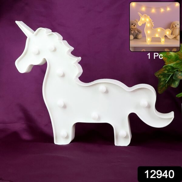 38412940-35Pc-DD14526no16-Av-Sv.jpg Unicorn Shaped LED Decorative Night Light (1 Pc)