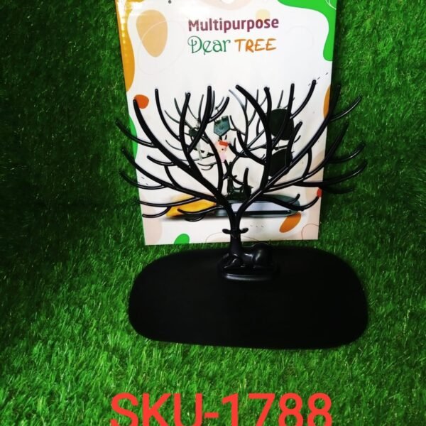 Deer Shaped Jewellery Display Holder Earring Necklace Holder Organiser (1Pc Only)