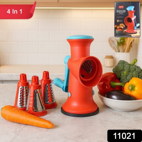 Apex 4 in 1 Signature Rotary Grater with Interchangeable Blades
