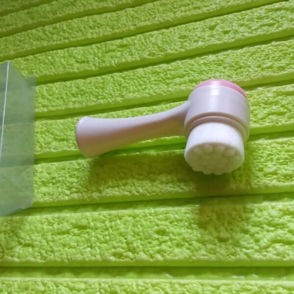 2 in 1 Facial Brush Cleansing Face Scrubber for Sensitive, Delicate, Dry Skin (1 Pc)