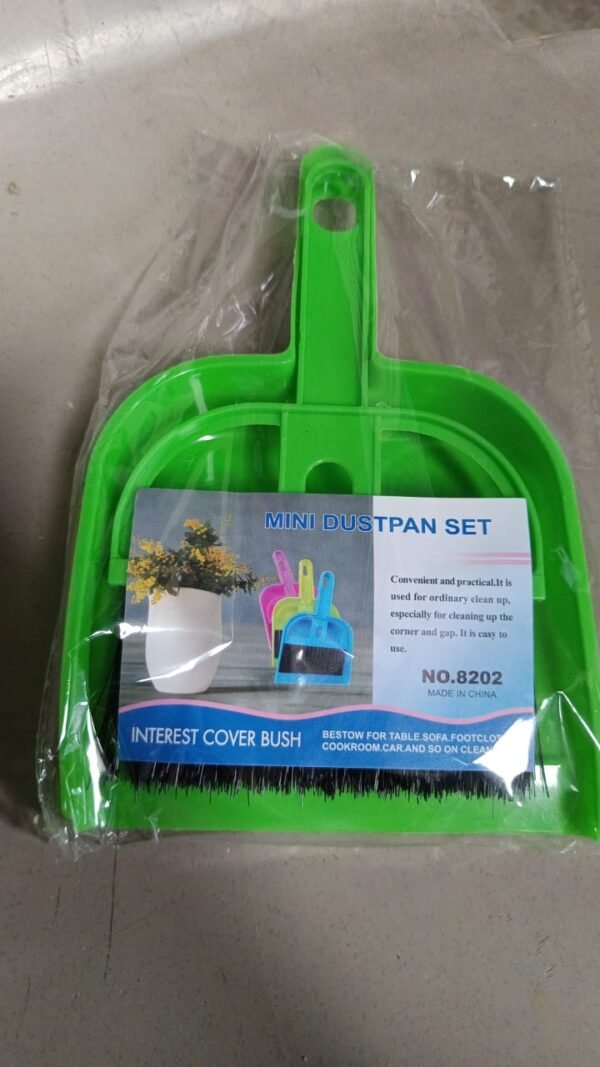 397cd45a-3324-4597-9a8c-c4f31fb7c179.jpg Mini Dustpan with Brush Broom Set for Multipurpose Cleaning, Supdi - 2 pcs