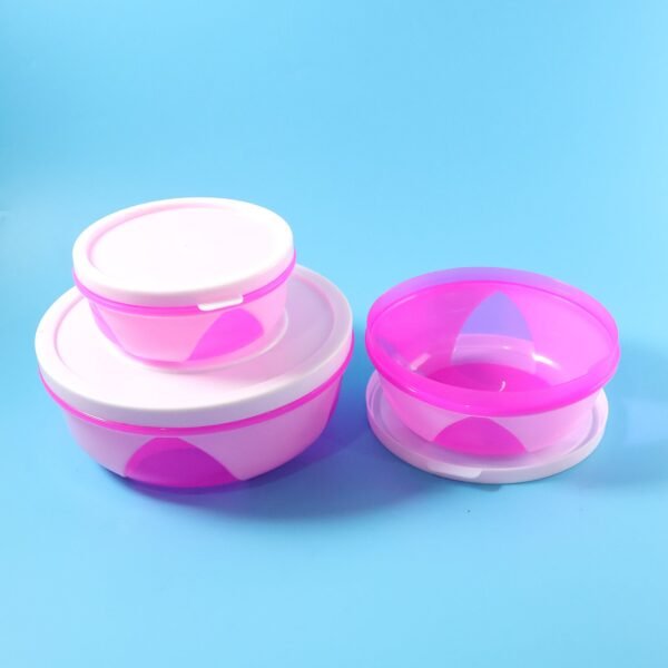 Apple Set of 3 Plastic Storage Containers (1 Pc)