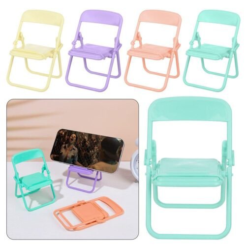 Chair-Shaped Mobile Stand – Stylish Phone Holder for Home & Office Use (1 Pc)