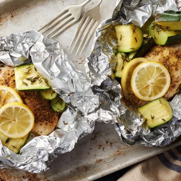 Heavy Duty Non-Stick Aluminum Foil Roll for Baking & Grilling (9 Mtr)