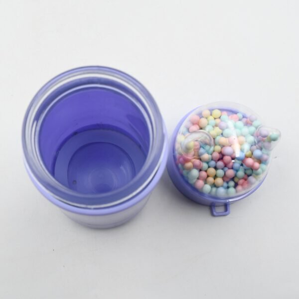 Girl Glass Water Bottle for School with Kid Sparkle Strap Cat 350ml (MOQ :- 75 pc)