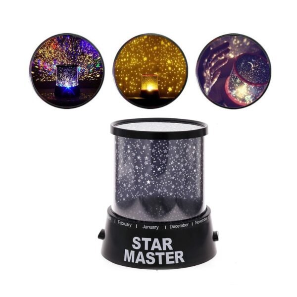 Star Night Light Projector – USB LED Lamp for Kids’ Room (Battery Free)