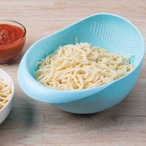 3_2f0b9dff-ff49-44e1-839e-4615b4b299f2.jpg Kitchen Plastic big Rice Bowl Strainer Perfect Size for Storing and Straining