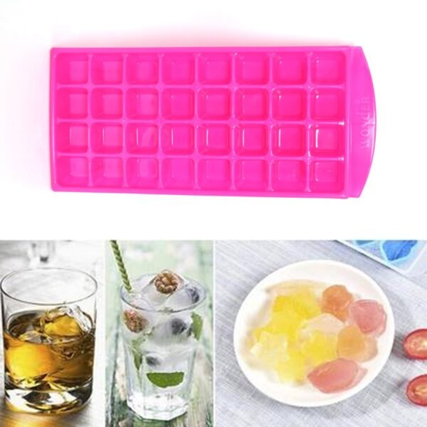 32 Cavity Ice Tray For Making And Creating Ice Cubes Easily.