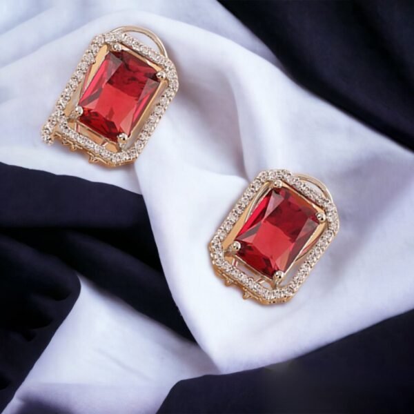 3_4daabd81-0fca-43b6-827e-e70043c0302b.jpg Diamond Necklace and Earrings Set (1 Set / Mix Color)