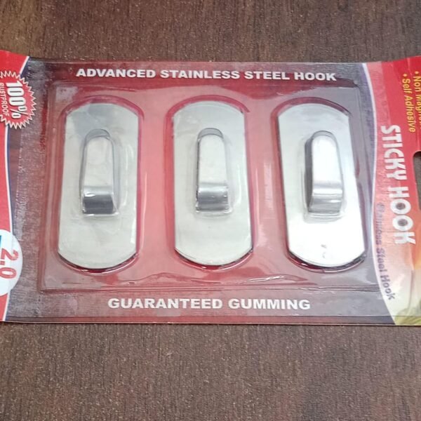 3_4e0a07ca-8aed-49c7-8593-c8ae3f7eea24.jpg Heavy Duty Self-Adhesive Stainless Hooks – Waterproof for Robes, Coats & Towels