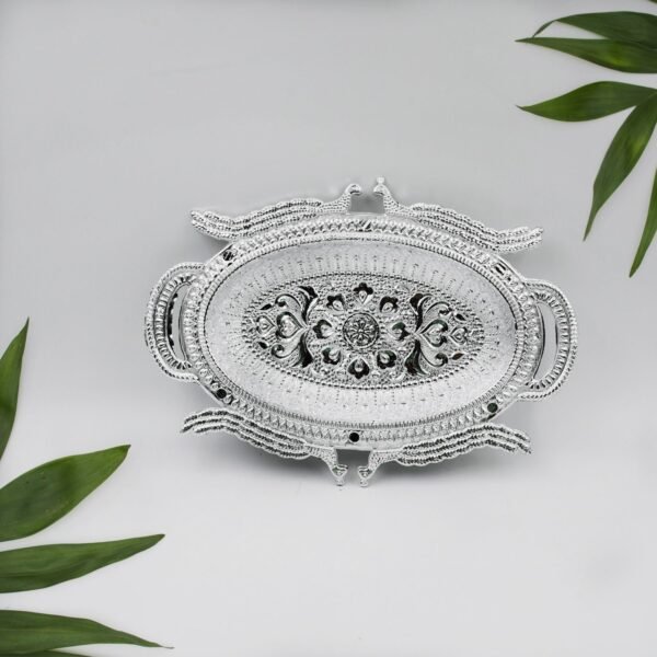 Decorative Mukhwas Serving Tray – Fancy Dry Fruit & Candy Serving Plate