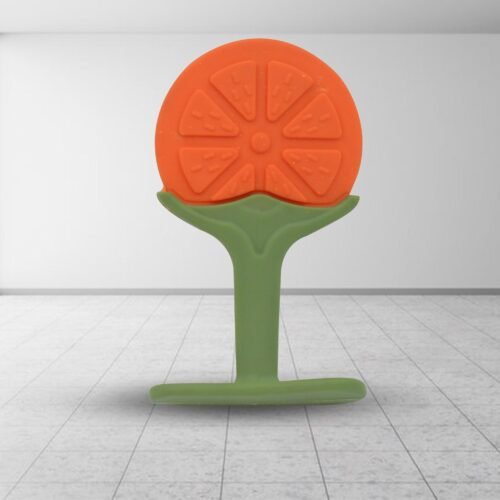 Silicone Fruit Teether Toy for Babies & Toddlers