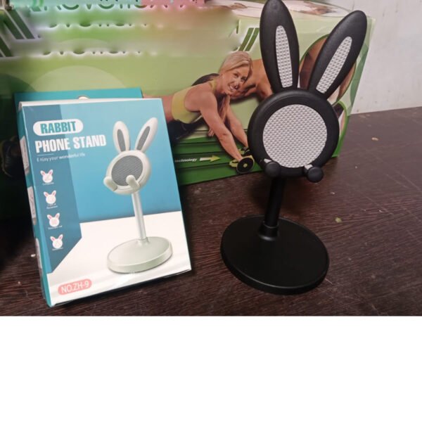 3_6efa7c92-9501-4657-b677-0cc603a027aa.jpg Cute Bunny Phone Stand, Angle Height Adjustable Phone Stand for Desk, Kawaii Phone Holder Desk Accessories, Easter Bunny Gifts Favor for Girl & Boys Accessories for Phone, Tablet, Easter Gifts Favors