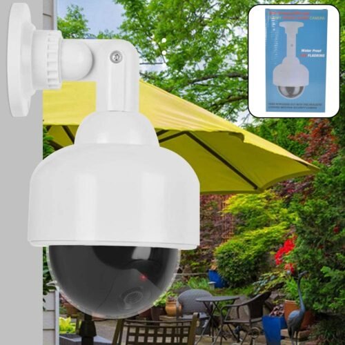 Fake / Dummy Camera CCTV, with Flashing Red LED Light (1 Pc / Battery Not Included)